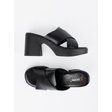 SEASTAR Black mules on a post | Shoptok.si