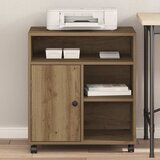  Držač za printer s pohranom hrast artisan 60 x 50 x 67 cm | shoptok.hr