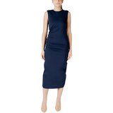 Jacqueline_de_yong Kratke obleke Jdymira S/L Midi Rouching Dress Jrs 15345129 Modra u