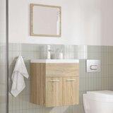  3-dijelni set kupaonskog namještaja boja hrasta sonome drveni Smeđa 41 x 38.5 x 46 cm | shoptok.hr