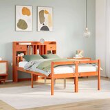  Krevet s regalom za knjige bez madraca 135 x 190 cm od borovine | shoptok.hr