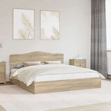  Krevet s od storage Sonoma hrast 180 x 200 cm Konstruirano drvo | shoptok.hr