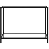 Maison Chic konzolna miza - miza ob steni prozorna 100x35x75 cm kaljeno steklo, (21786383) Cene