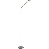 Globo 58504SN - LED podna lampa SILVIO sa dodirnim prigušivačem LED/6,5W/230V mat hrom | Eponuda.com