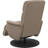  Naslonjač od umjetne kože s osloncem za noge boja cappuccina | shoptok.hr