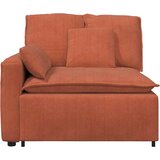  Modularni kauč s naslonom za ruke i jastucima, crveno-narančasti, 100 cm | shoptok.hr