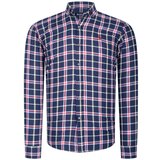 Dewberry G742 MEN'S SHIRT-BURGUNDY-NAVY BLUE Cijene