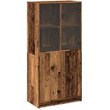  Visoka komoda s vratima boja drva 68x37x142cm konstruirano drvo | shoptok.hr