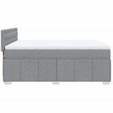  Krevet box spring s madracem svjetlosivi 140x200 cm od tkanine | shoptok.hr