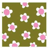 PPD Papperproducts Design Flower Fun - Salvete - Flower Fun, Green, 33x33 cm Cene