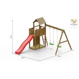 Fungoo Set BOOMER 3 - drveno dječje igralište | shoptok.hr