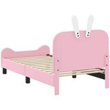  za djecu s uzglavljem Ružičasta 80 x 160 cm PU | shoptok.hr