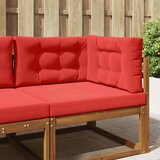  Zunanja blazina za kavč 3 pcs Rdeča Poliester, (5000202276) | Shoptok.si