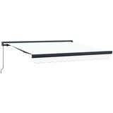  Povlačivi tende Bijela 350 x 250 cm Platno i Aluminij | Shoptok.si