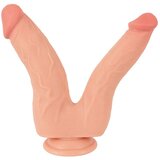 Nature Skin Realističen dvojni dildo s priseskom (R5006341) | Shoptok.si