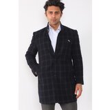 Dewberry PLT8367 MEN'S COAT-PATTERNED NAVY BLUE | shoptok.hr