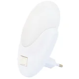 LED nočna svetilka s stikalom (1 W, 4000 K, bela)