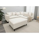 MID.YOU KOTNA SEDEŽNA GARNITURA, mikrovlakna svetlo siva | Shoptok.si