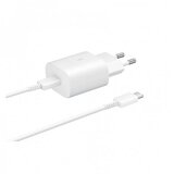 Samsung hišni polnilec ep-ta800xwe super fast charge (type c) in podatkovni kabel ep-da705bwe (type c - type c) - bel Cene