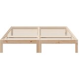  Posteljni okvir brez vzmetnice 180x200 cm trdna borovina | Shoptok.si
