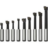 vidaXL Rezači za bušenje 9 kom 12 mm s drvenom bazom | shoptok.hr