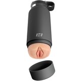 Pipedream PDX Plus Fuck Flask Secret Delight Discreet Stroker Grey Bottle Brown | Shoptok.si