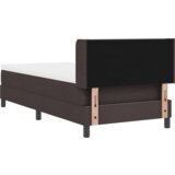  Krevet s opruga kutije Tamno smeđa 90 x 200 cm Tkanina i Pjena | shoptok.hr