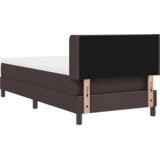  Postelja z vzmetnico Temno rjava 200 x 90 cm Poliester, (5000128166) | Shoptok.si