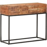 vidaXL Konzolni stol 90 x 35 x 75 cm od grubog bagremovog drva | shoptok.hr