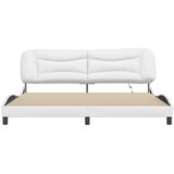  Okvir kreveta s LED-om bez madraca Hvar bijeli 200 x 200 cm | shoptok.hr