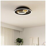 Eglo 901244 - led plafonsko svetlo tiriolo LED/14W/230V+LED/8,5W crna/zlatna | Eponuda.com