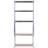 Homezone regal z visoko nosilnostjo leo, srebrna | Shoptok.si