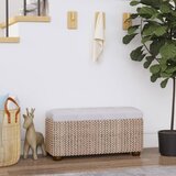 vidaXL Klupe za odlaganje 2 kom sa sivim jastukom 69 cm od rogoza | shoptok.hr