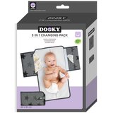 Dooky podloga za previjanje u torbici 3u1 - Grey Stars | shoptok.hr