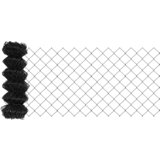 vidaXL Verižna ograja z 13 žeblji 0.8x25 m Galvanizirano jeklo | Shoptok.si