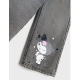 Sinsay Wide leg traperice s efektom pranja i dodatkom viskoze Kuromi Slike