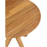  Bocni stol Smeđa 55 x 55 x 51 cm Čvrsto teak drvo | shoptok.hr