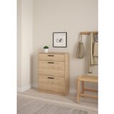 Tvilum Preklopna omarica za čevlje v hrastovem dekorju v naravni barvi 70x94x24 cm Escape – | Shoptok.si