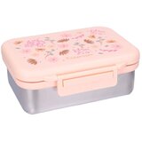 Kidzroom inox kutija za užinu s 2 pretinca - Enchanted Memories Pink | shoptok.hr