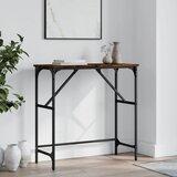 vidaXL Konzolni stol boja hrasta 75 x 32 x 75 cm konstruirano drvo | shoptok.hr