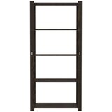 vidaXL Stojalo za shranjevanje 5-nadstropno črno 80x38x170 cm borovina | Shoptok.si