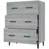  Komoda boja hrasta sonome 69,5 x 34 x 90 cm konstruirano drvo | shoptok.hr