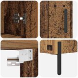  Kuhinjski ormarić 2 pcs Staro drvo Konstruirano drvo | shoptok.hr