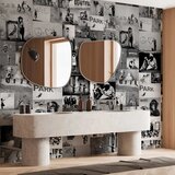  Tapeta - Banksy - grey collage 50x1000 Vodootporna | shoptok.hr
