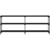  Konzolni stol crni 200 x 29 x 75 cm od konstruiranog drva | shoptok.hr