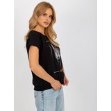 RUE PARIS Blouse-RV-BZ-8957.77-black | Shoptok.si