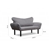 Atelier Del Sofa Chatto Sofa, Siva | Eponuda.ba