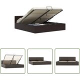 The Living Store Dvižni posteljni okvir sivo umetno usnje 180x200 cm - Posteljni Okvir, (21737161) | Shoptok.si