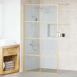  Zid za walk-in tuš Zlatno 115 x 195 cm Staklo otporno na udarce | shoptok.hr