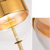 Toolight stropna staklena viseća svjetiljka metalna zlatni APP549-1CP | shoptok.hr